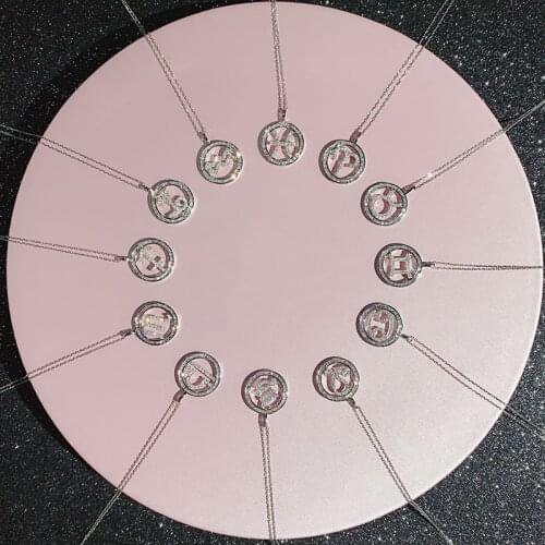 Exquisite Elegant Ladies Necklace New Design Sweet and Romantic Twelve Constellation Clavicle Chain Micro-inlaid Zircon Jewelry