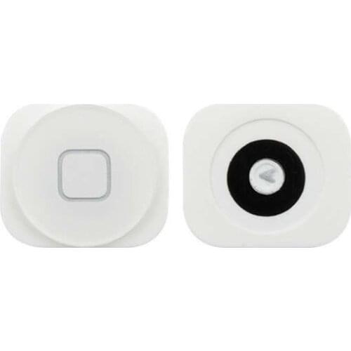 Home Button for Apple Iphone 5C white middle Button coin cell Button slider