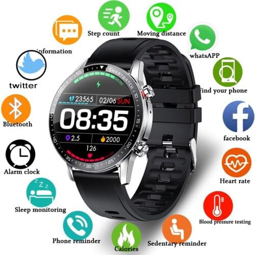 LIGE New Bluetooth call smart watch men heart rate monitor blood pressure smartwatch Sleep Fitness Tracker Smartwatch for Xiaomi