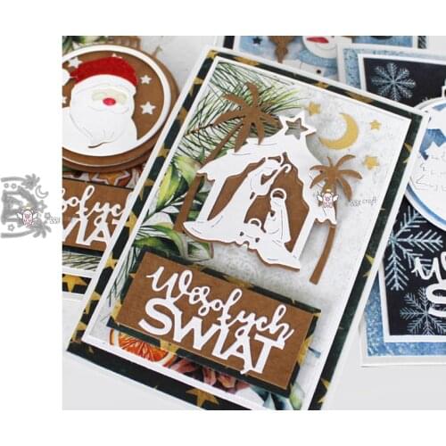 Mmao Crafts Metal Steel Cutting Dies prayer Virgin Mary Stencil For DIY Scrapbooking Paper/photo Cards Embossing Dies