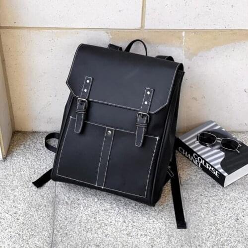 Fashion Leather Backpack Women Double Shoulder Bag Big Capacity Travel Backpacks Teenagers Boys Girls Back Pack mens backpacks