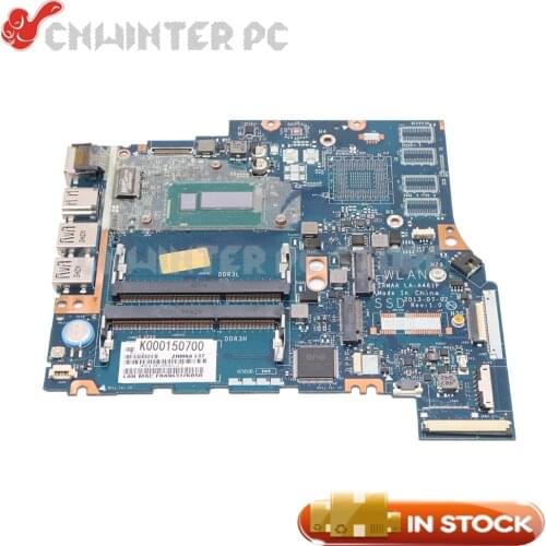 NOKOTION K000150700 LA-A481P MAIN BOARD For Toshiba Satellite U40 U40T-A Laptop motherboard 14'' I5-4200U CPU DDR3L