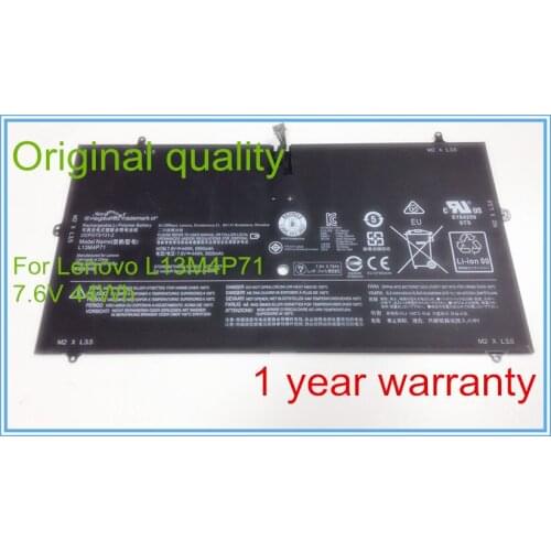7.6V 5900MAH original laptop battery L13M4P71 for Pro 1370 laptop batteries