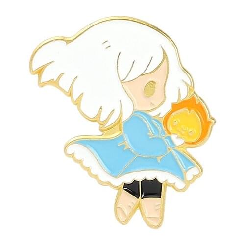 PinkStone Gold Brooches For Clothes