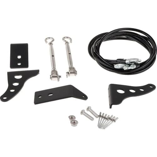 Adjustable Limb Riser Kit Through Jungle Protector For Jeep Wrangler JK07-17