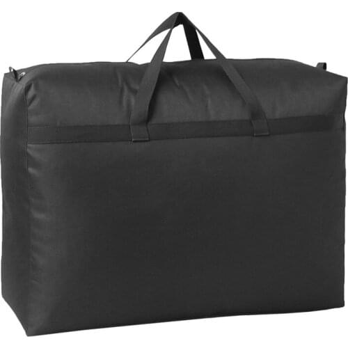 Large capacity travel bag female portable travel luggage bag moving check bag canvas quilt storage bag large travel bag