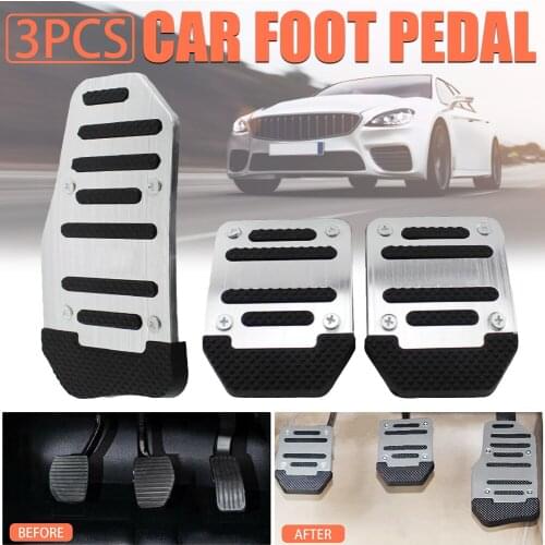 Universal Non Slip Car Pedal Cover Manual Transmission Brake Clutch Accelerator Antiskid Foot Treadle Pedals Car Accessories