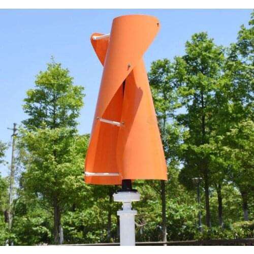 New developed wind generator 100w 12v/24v vertical axis wind turbine with 12v 24v AUTO wind solar hybrid MPPT controller