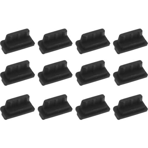 32pcs USB Female Port Dust Plugs Laptop Stoppers (Random Color)