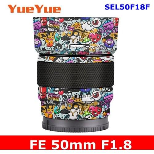 50 1.8 ( SEL50F18F ) Lens Sticker Protective Skin Film Kit Skin Accessories For Sony FE 50mm f/1.8