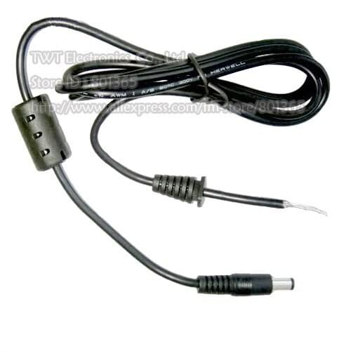 DC Power Tip 5.5x2.1mm Adapter Connector Laptop Charge Replace Cable+Ferrite ,1.2M. 30Qty Free shipping