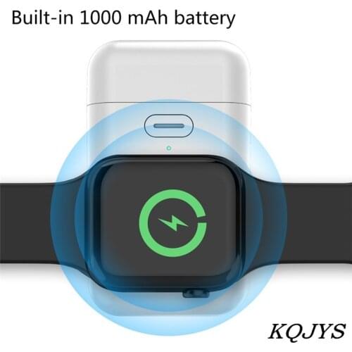 Qi Wireless Charging For Watch Portable Power Bank Charge 1000mAh External Battery Pack for Apple Watch Mini Wireless Charger