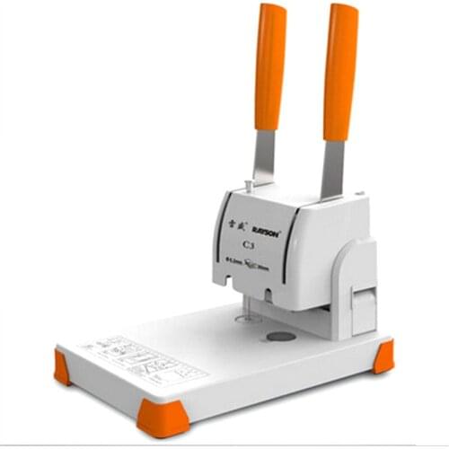 C3 Binding Machine Hole Puncher Finance Punch Tools Riveted Pipe Binding Machine Certificate Office Appliance Device Profession
