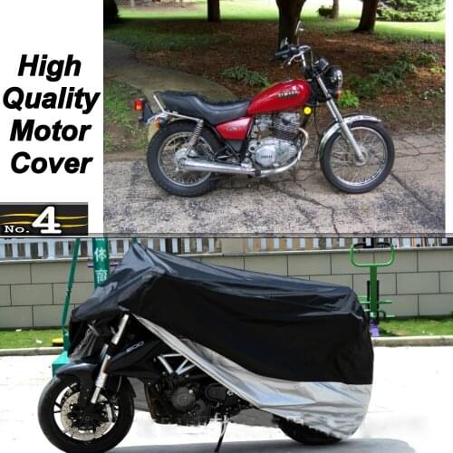 MotorCycle Cover For Yamaha SR185 WaterProof UV Sun Dust / Rain Protector Cover Made of Polyester Taffeta