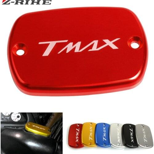 CNC Aluminum Motorcycle Brake Fluid Fuel Reservoir Tank Cap Cover For YAMAHA TMAX 530/500 T-MAX 530/500 TMAX530 TMAX500