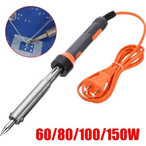60W/100W/150W Electric Soldering Iron Welding Heating Pen 220V For Rubber Handle For Lead-free Soldering Semiconductors Repair