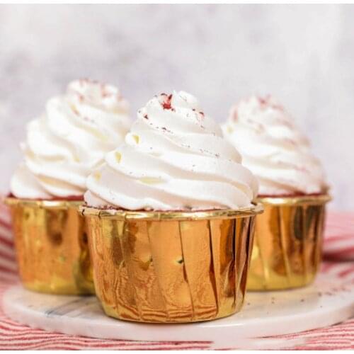 Molds for Cupcake 50PCS Golden Muffin Paper Maker Baking Form Case Cup Bake Tool Accessories