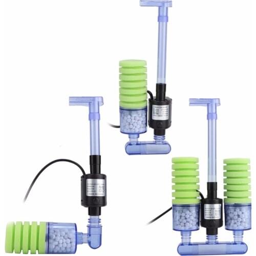 Sponge Filter Aquarium Fish Tank Filter Fish Tank Filters Mini Fish Tank Filter Pump Sponge Aquarium With Submersible Water Pump