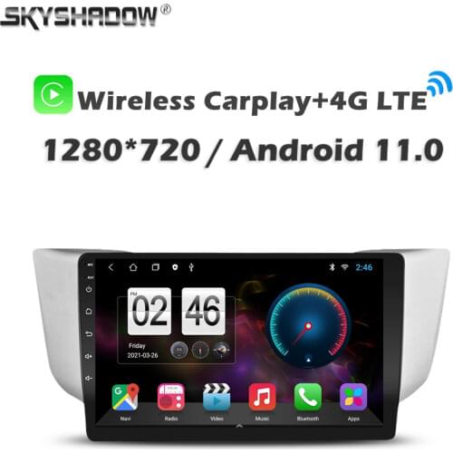 Panoramic Camera 6G+128G Android 10.0 Car DVD Player GPS WIFI Bluetooth RDS Radio For Lexus RX300 RX330 RX350 RX400H 2004 - 2009