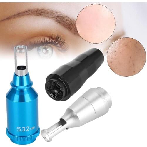 Probe Handle Head 1064nm 532nm 1320nm Laser Lens Tip For Tattoo Removal Blackhead Machine Instrument Facial Laser Machine Skin