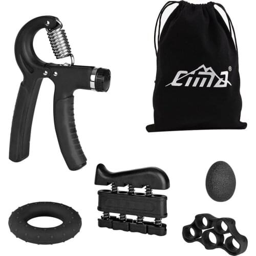 Resistance Bands Hand Grip Strengthener Set Workout Kit Forearm Training Ring Adjustable Hand Gripper Finger Pow Ball Stretcher