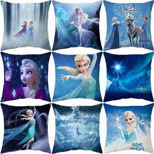 Disney Frozen Anna Anime Cartoon Pillowcase Printing Cushion Cover Pillowcase Home Decoration Gifts Childrens Gifts