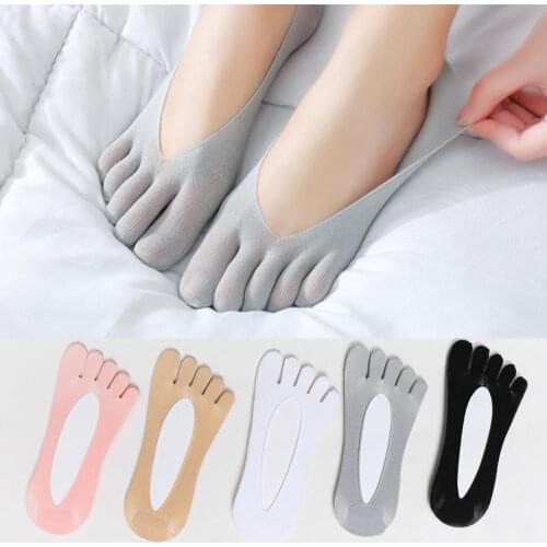 Orthopedic Compression Socks Womens Toe Socks Ultra Low Cut Liner With Gel Tab Breathable/sweat-absorbent/deodorant/invisible