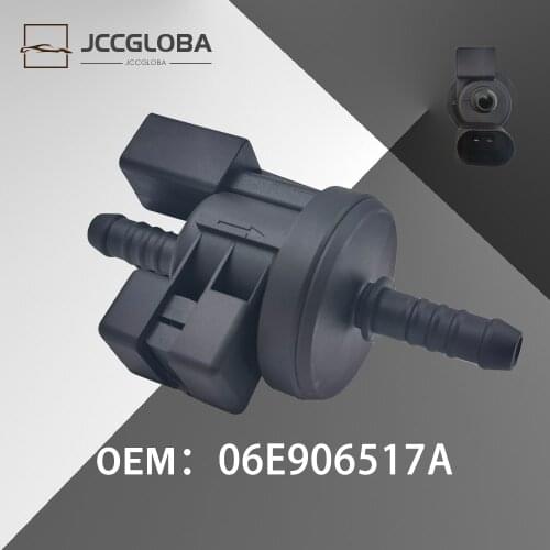 1PCS Vapor Canister N80 Purge Valve For Audi A3 A4 A6 Q7 A8 For VW GOLF JETTA TOUAREG OEM 0280142431 06E 906 517 A 0280142431