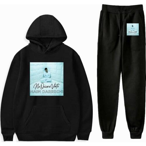 WAWNI Naim Darrechi Hoodies Sweatshirts Two Piece Suit Cotton Popular Casual Pullover Pants Harajuku Fashion Sets Cosplay Suit