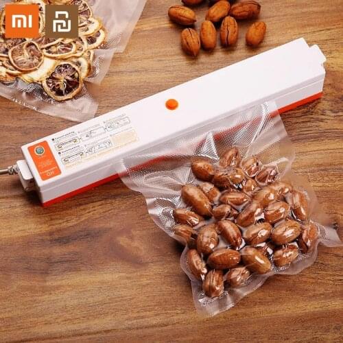 Youpin Electric Vacuum Sealer Packaging Machine for Home Kitchen Including 10pcs Food Saver Bags Commercial Vacuum Food Sealing