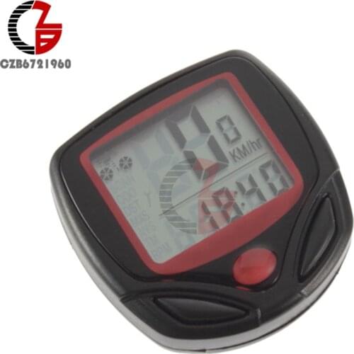 Bike Bicycle Cycling LCD Computer Odometer Speed Speedometer Waterproof