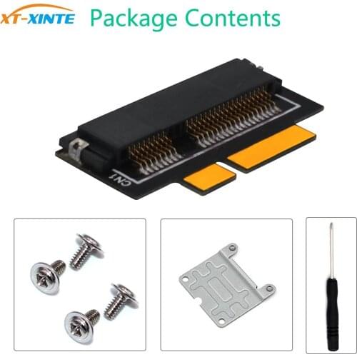 XT-XINTE mSATA SSD to SATA Converter 7+17 Pin Adapter Card for MacBook Pro Retina 2012 A1398 A1425 Converter Card SSD Adapter