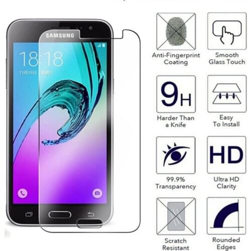 Tempered Glass For Samsung Galaxy J3 (2016) SM-J320F J320H J320 5" Screen Protector Protective Film Glass
