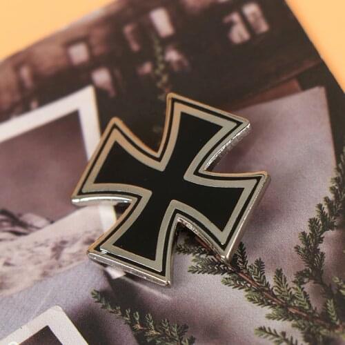 1Pc Germany Iron Cross Medal Badge Pin Foreign Antique