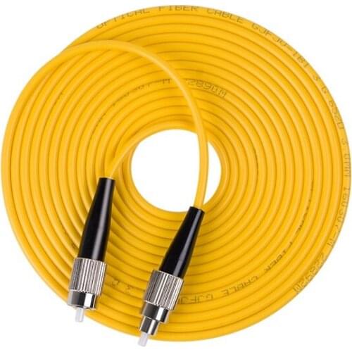 10pcs FC-FC UPC Duplex Fiber optic Patch Cord Single Mode Fibre Patch Lead FC UPC optical fiber jumper 3m