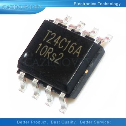 10pcs/lot AT24C16 SOP 24C16 SOP-8 AT24C16C-SSHM-T In Stock