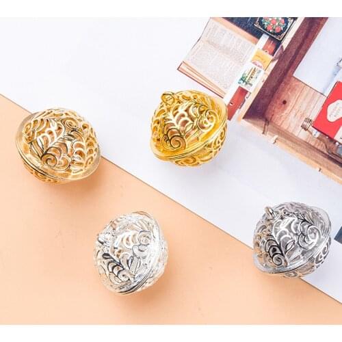 10pcs/pack Gold Hollow Christmas Bell Home Garden&Christmas Party Decorations/Christmas Tree Diy Decoration Supplies