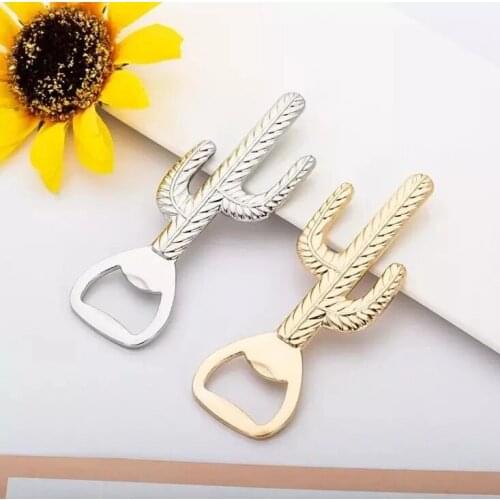 100pcs Cactus Bottle Opener for Guests Baptism Gift Wedding Favors