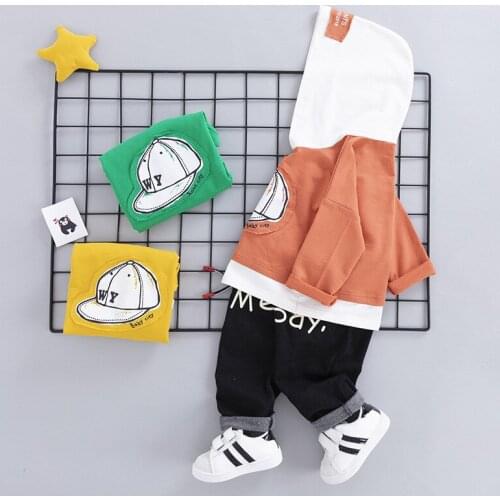 2018 100%Cotton autumn fashion casual kid suit children set baby clothing boys clothing girls clothing baby clothes clothing set