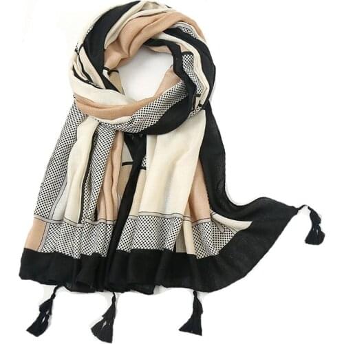 2021 Fashion Vintage Printed Cotton Viscose Printed Scarf Shawls Wraps Hijabs 10pcs/lot