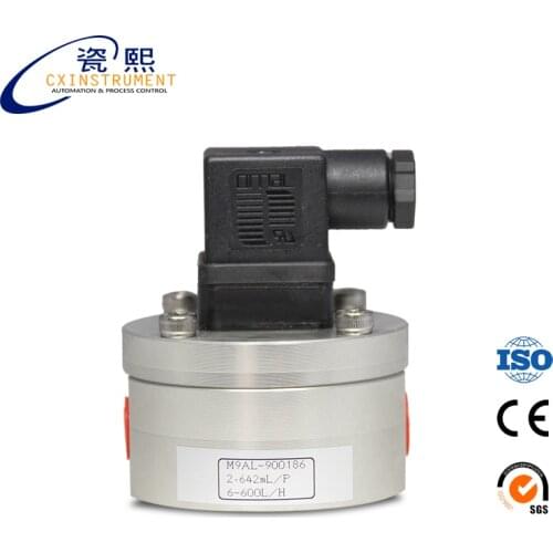 3~300 ml/min Measuring Range Female thread connection aluminium material Hydraulic oil flow meter