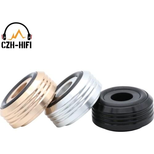 30x14mm Amplifier Speaker Isolation Stand Base CNC Machined Solid Aluminum Feet Pad CD Player Subwoofer Guitar AMP Cobinet Foot