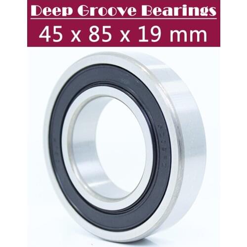 6209RS Bearing ABEC-3 (1 PCS) 45x85x19 mm Deep Groove 6209-2RS Ball Bearings 6209RZ 180209 RZ RS 6209 2RS EMQ Quality