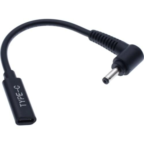 DC Power Adapter 4.0x1.35mm Male Plug to USB Type C Female Jack Connector with Cabe Cord for Asus Zenbook UX305 UX300 UX32A