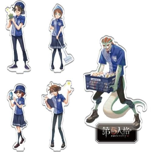 Game Identity V Acrylic Action Figures Desk Stand 15cm Clear Printed Home Study Store Exhibition Decor Ornaments Fans Collection