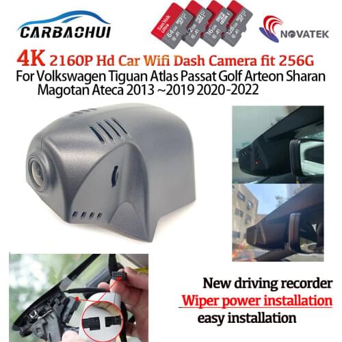 Plug and play Car Video Recorder Dash Cam Camera for Volkswagen Tiguan Atlas Passat Golf Arteon Sharan Magotan Ateca 2013~2020