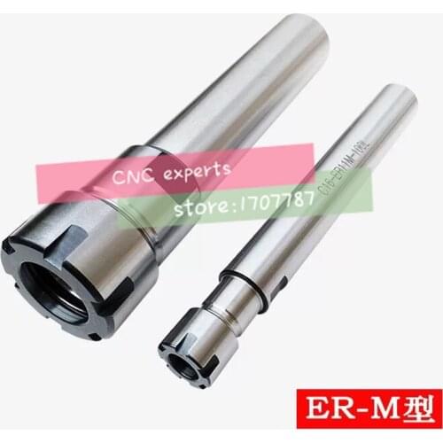 Collet Chuck Holder C8 C10 C12 C16 C20 C25 for ER8 ER11 ER16 ER20 Collet 100mm 150mm 200mm Extension Straight Shank ER M Nut