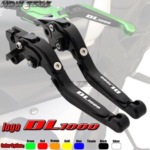 For SUZUKI DL 1000 DL1000 2002-2017 2003 2004 2005 2006 V-Strom Motorcycle Accessories Folding Extendable Brake Clutch Levers