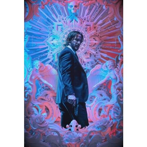 John Wick Exclusive Movie Art print Silk poster Home Wall Decor