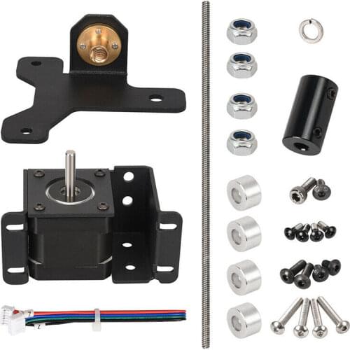 BIQU Dual Z Axis B1 Upgrade Kit 3D Printer Parts Use with Single Stepper Motor Dual Z Tension Pulley Set Vs Ender 3 V2